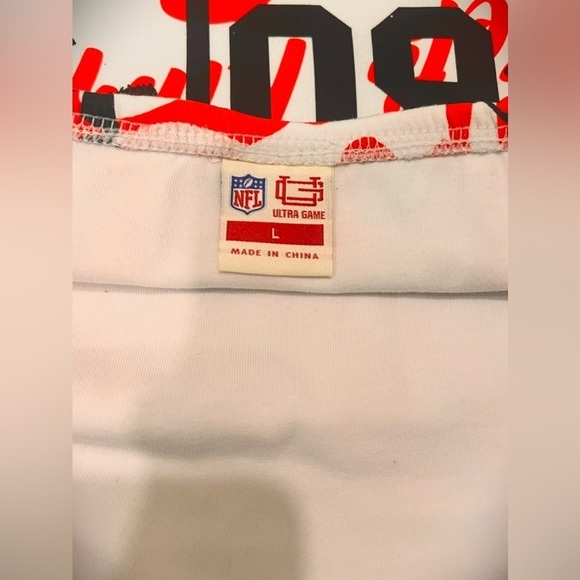 Kansas City Chiefs Strapless Top - Black and Red Large - Picture 8 of 9